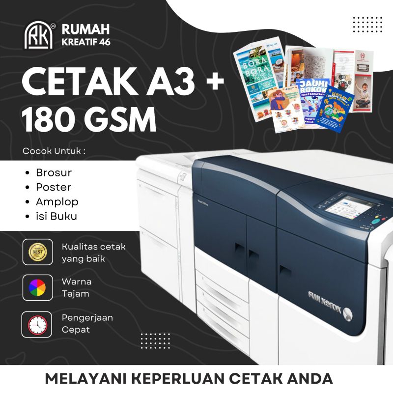 

Kertas A3+ (Plus) 180 gram