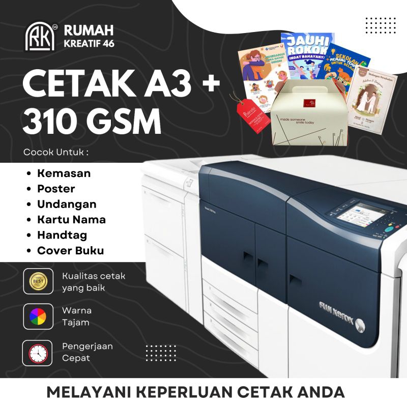 

kertas A3+ (Plus) 310 gram