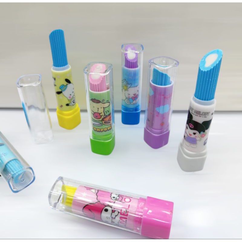 

PENGHAPUS PENSIL MODEL LIPSTIK/PENGHAPUS CANTIK/PENGHAPUS/PENGHAPUS KARAKTER SANRIO