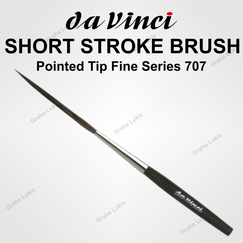 

Da Vinci Short Stroke Brush Pointed Tip Fine Series 707