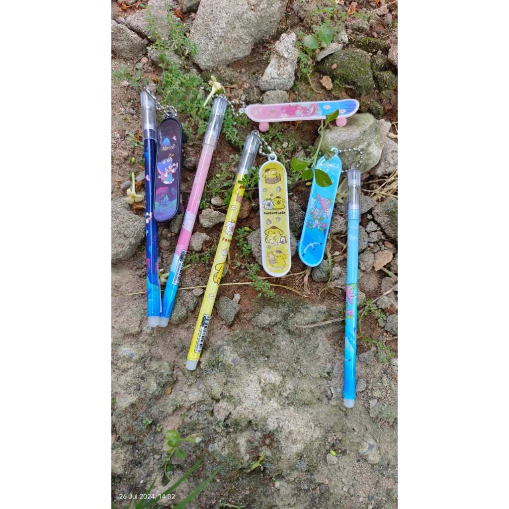 

pulpen gel skateboard