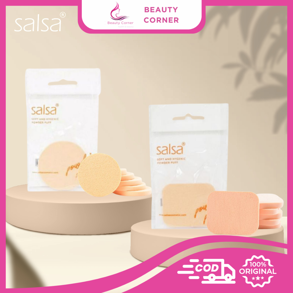 Salsa Spons Bedak - Soft And Hygenic Powder Puff