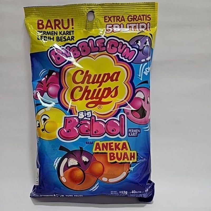 

bubblegum chupa chups aneka buah (45pcs)