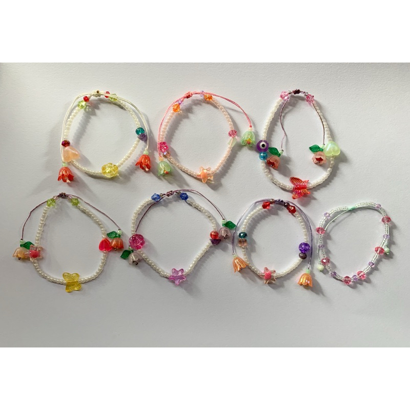 Beads Bracelet // Chain Beads Bracelet