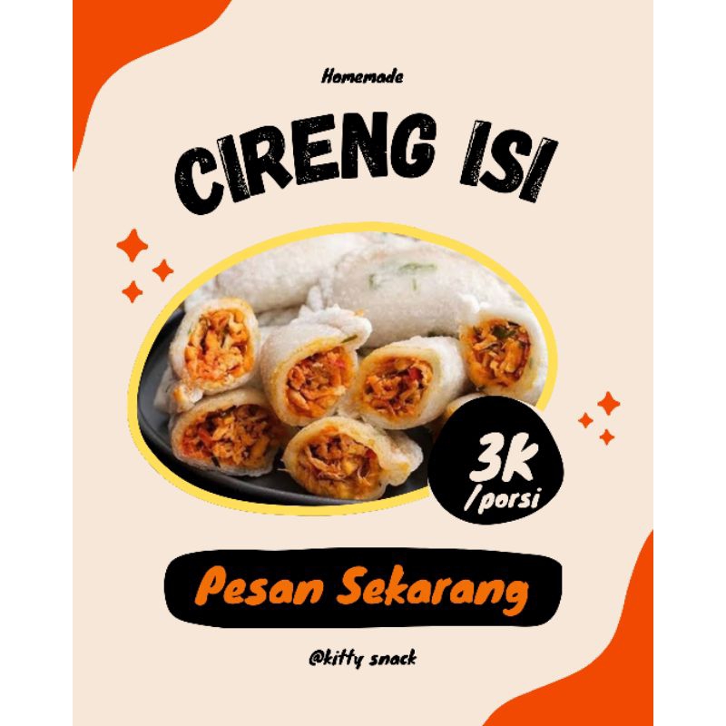 

CIRENG ISI AYAM SUIR PEDAS/Cireng ayam suir pedas/cireng homemade