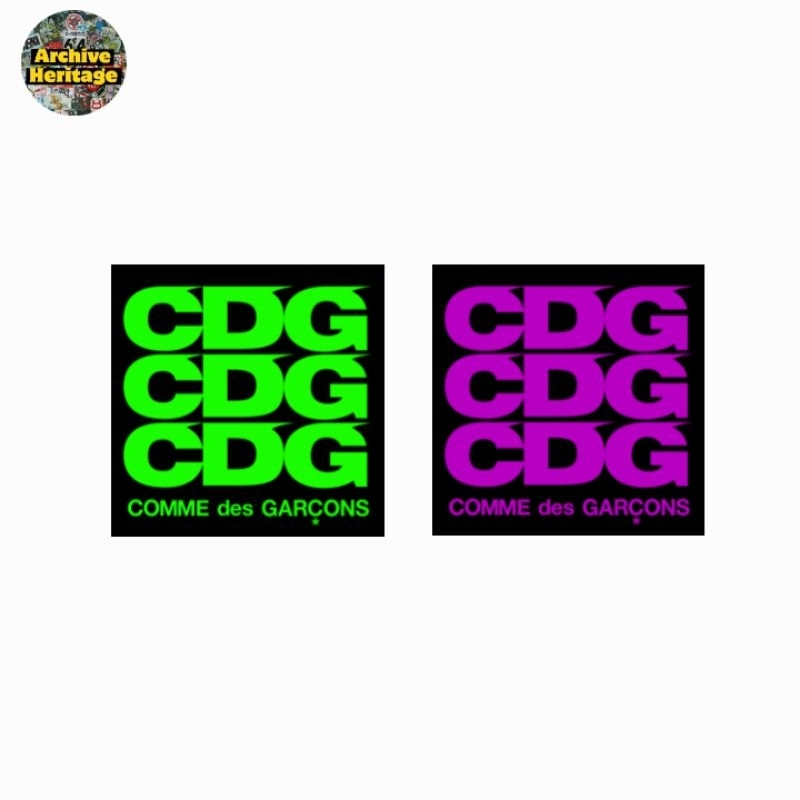 

sticker Comme des Garcons CDG logo japan clothing streetwear brand stiker
