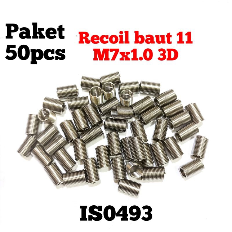 50pcs recoil m7x1.0 3D recoil baut 11 recoil baut kunci 11 bukan recoil baut 10