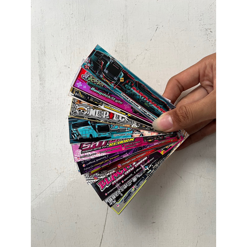 

Stiker all TJ asli