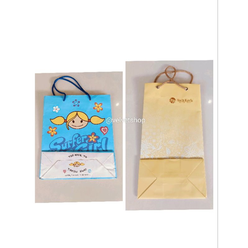 

Paperbag Shopping Bag Original tas belanja exclusive branded Surfer Girl Batik Keris
