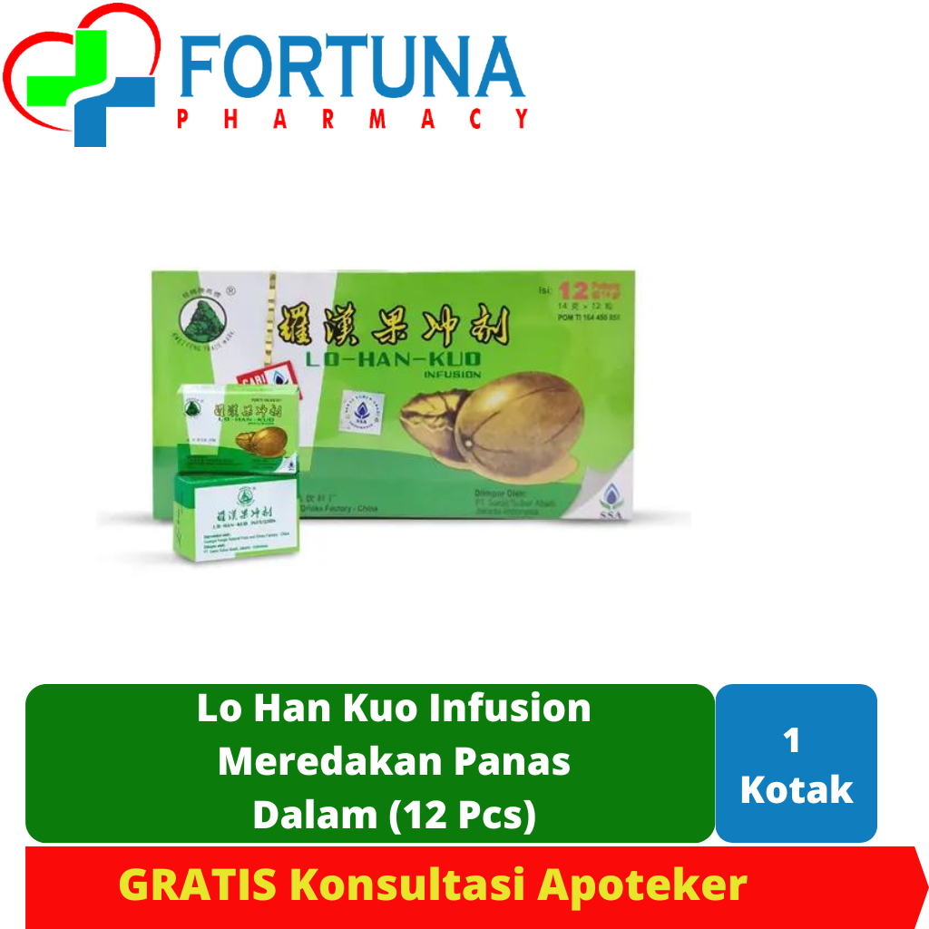 

Lo Han Kuo Infusion Meredakan Panas Dalam (12 Pcs)