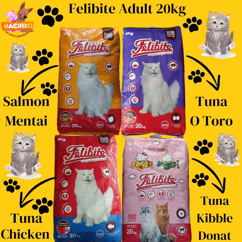 Felibite Cat Food 20kg/Makanan Kering Kucing