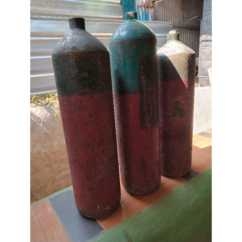 tabung tangki bekas co2 acitilin dan oksigen tekanan tinggi
