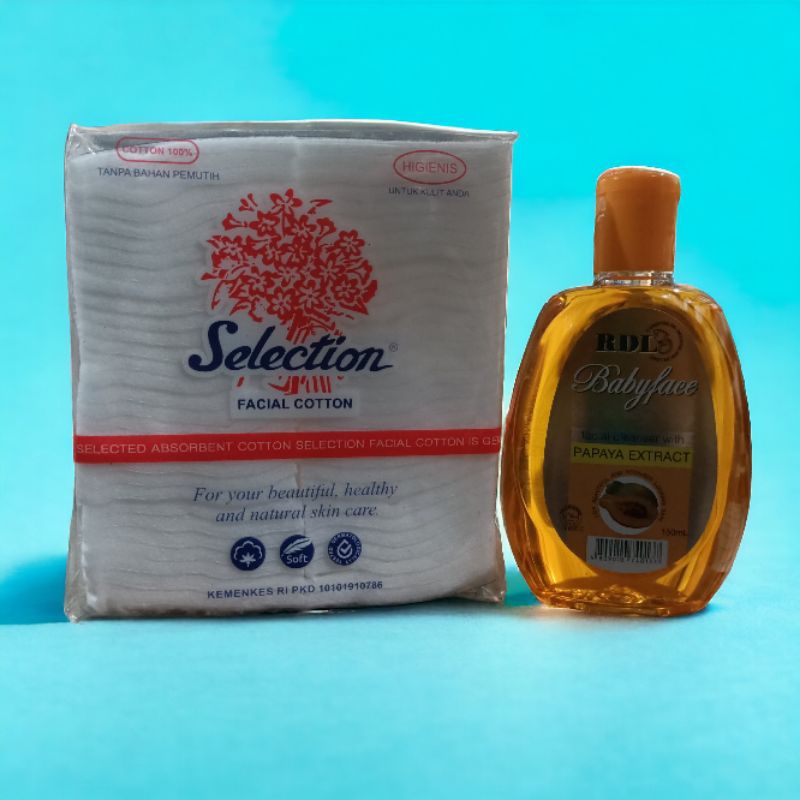 paket RDL ( rdl baby face+kapas selection).