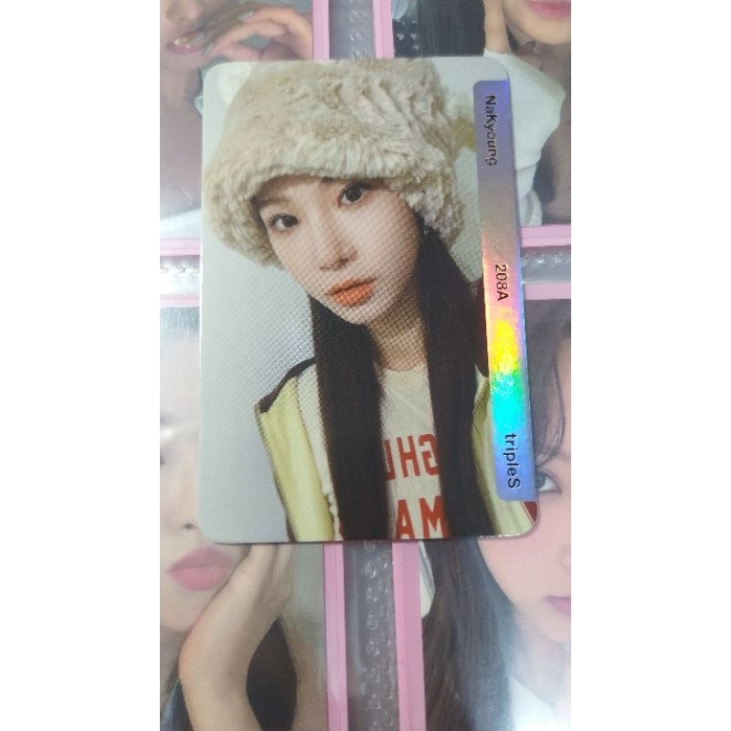 nakyoung triples photocard pc objekt sco