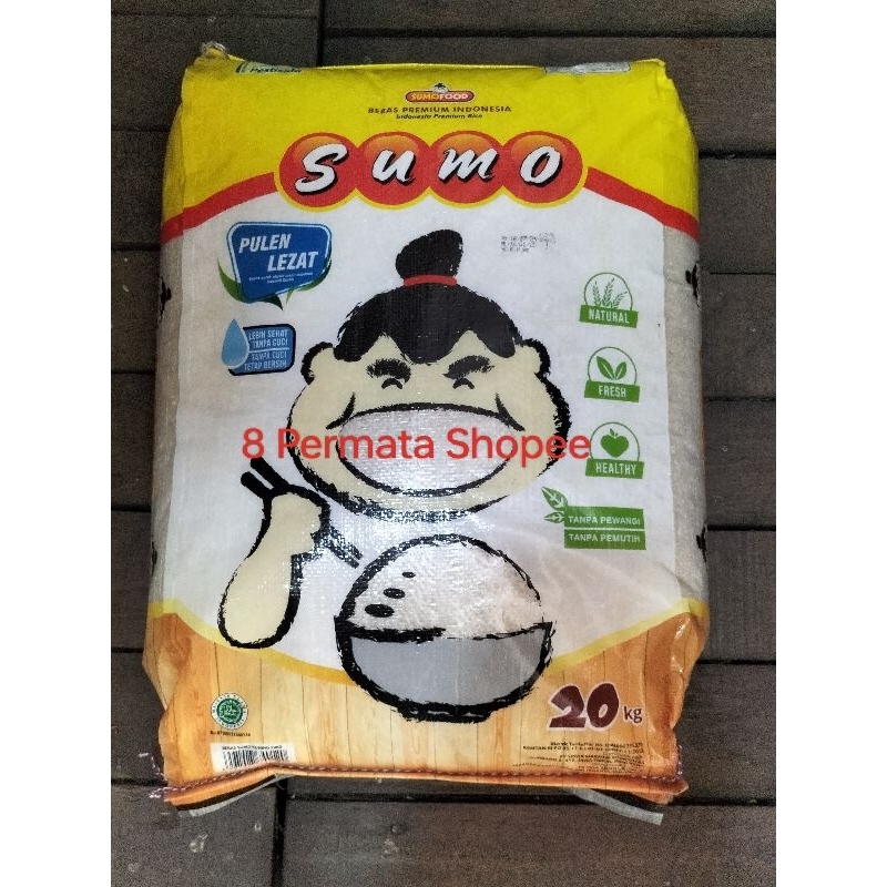 

Beras SUMO KUNING Premium Kemasan 20KG Pulen Lezat