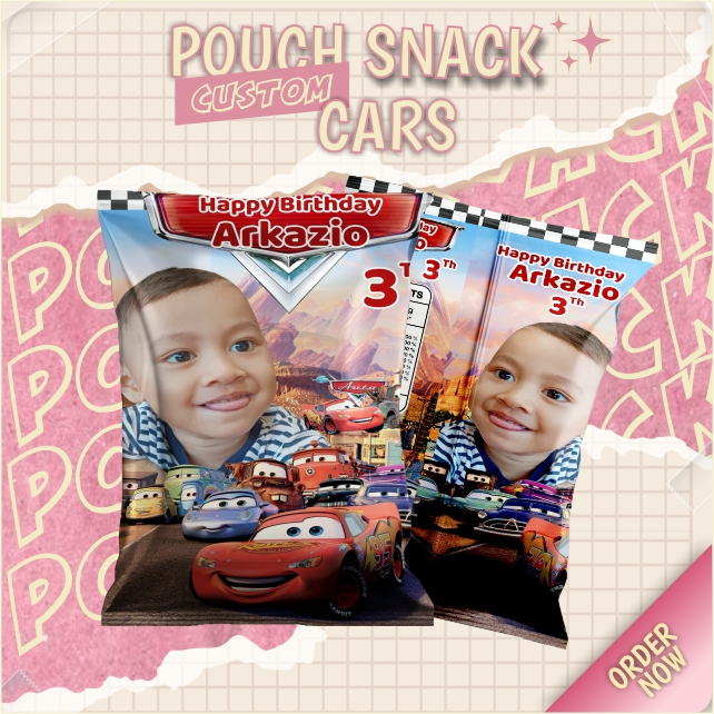 

Snack Pouch Jumbo Custom Cars