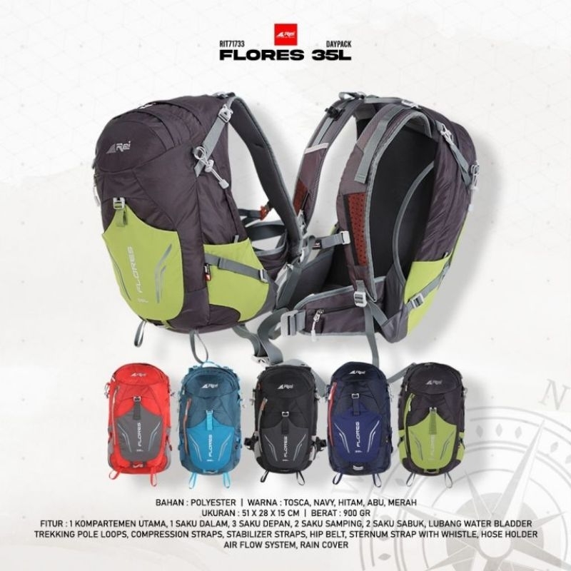 Daypack Flores 35L Arei Outdoorgear