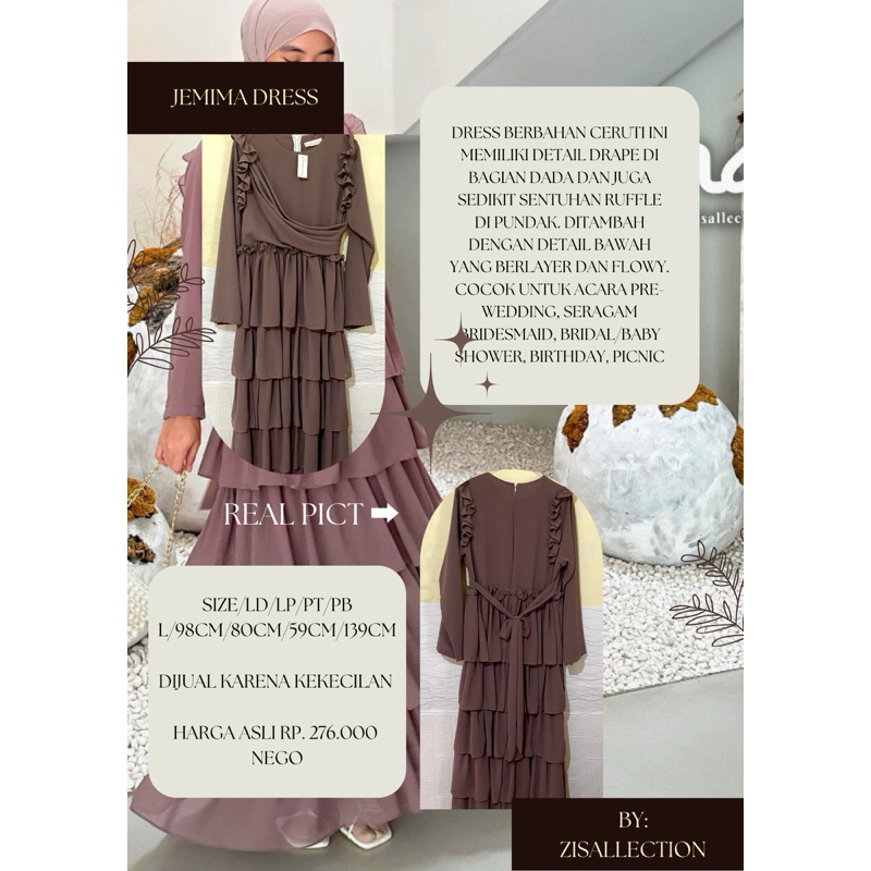 Jemima Dress - Zisallection