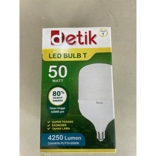 Bohlam Lampu LED DETIK 50watt SNI / bola Lampu 50watt ( BOHLAM 50WATT )