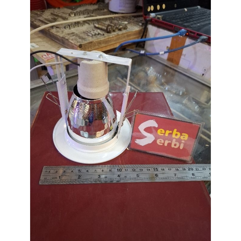 (3.5" SARANG LAMPU DOWNLIGHT VISALUX) Fitting lampu plafon