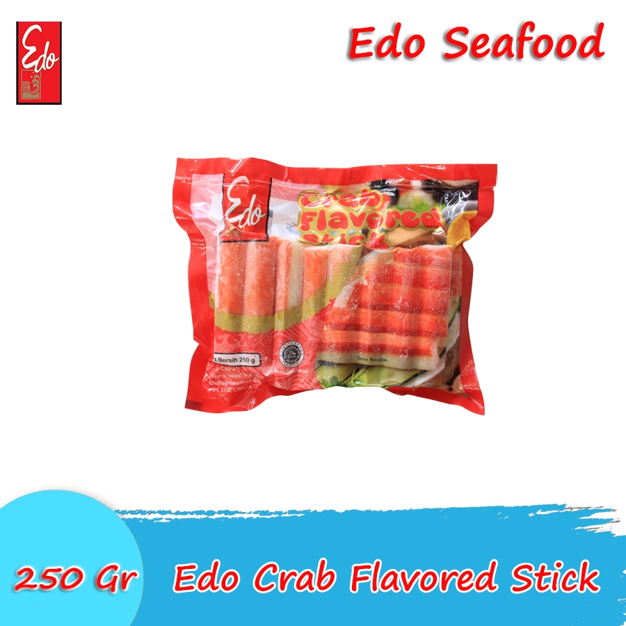 

Edo Seafood Crab Flavoured Stick 250 Gr / Stick rasa Kepiting