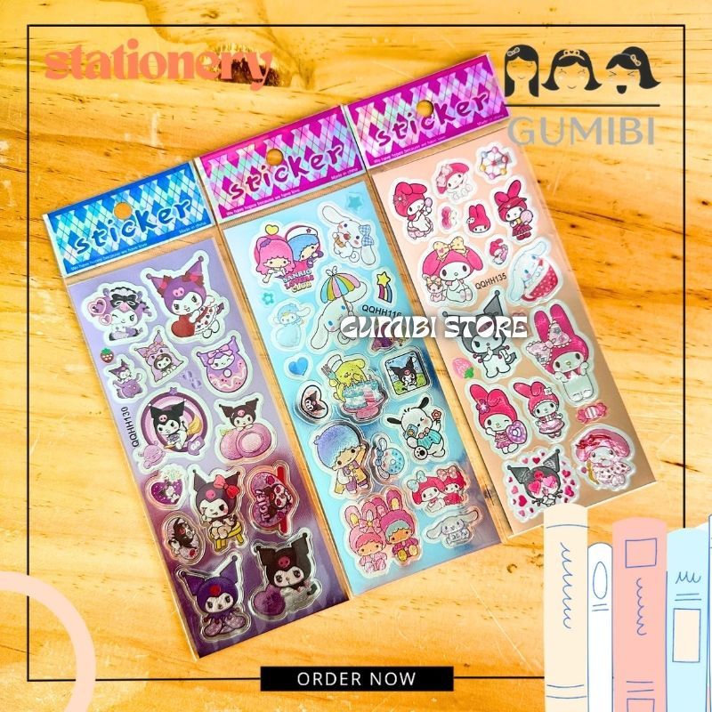 

STIKER HOLOGRAM SANRIO STIKER LEMBARAN SANRIO STIKER PREMIUM SANRIO
