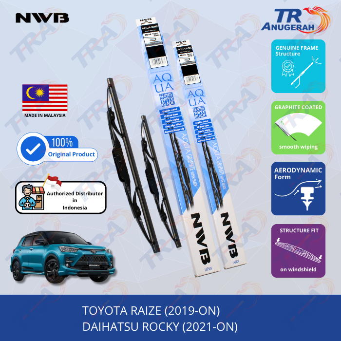 WIPER NWB TOYOTA RAIZE & DAIHATSU ROCKY