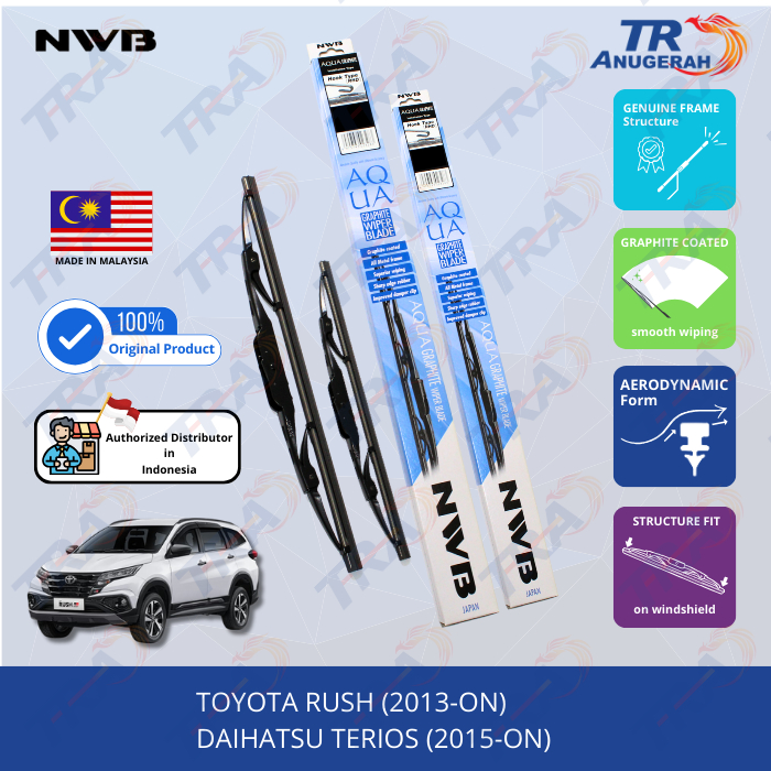 Wiper NWB TOYOTA RUSH & DAIHATSU TERIOS