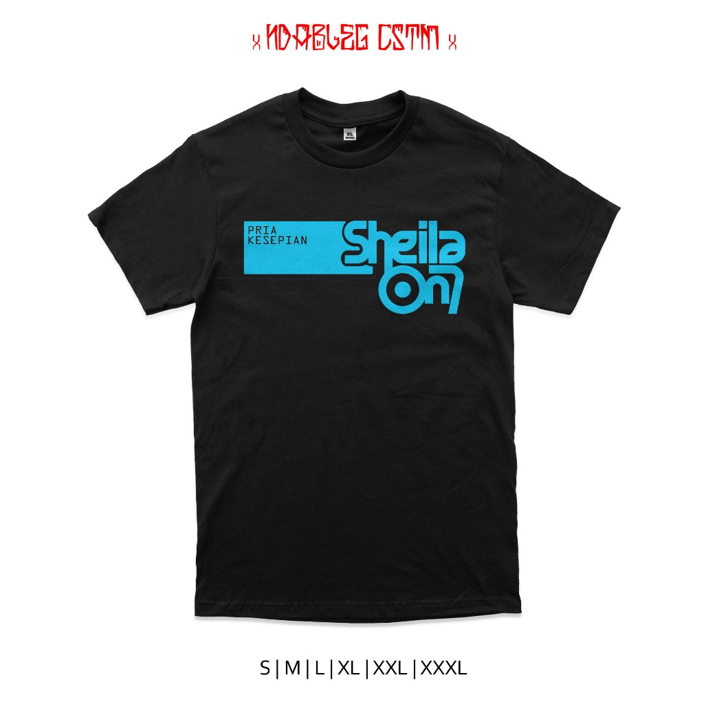 kaos sheila on7 pria kesepian kaos band sheila on7
