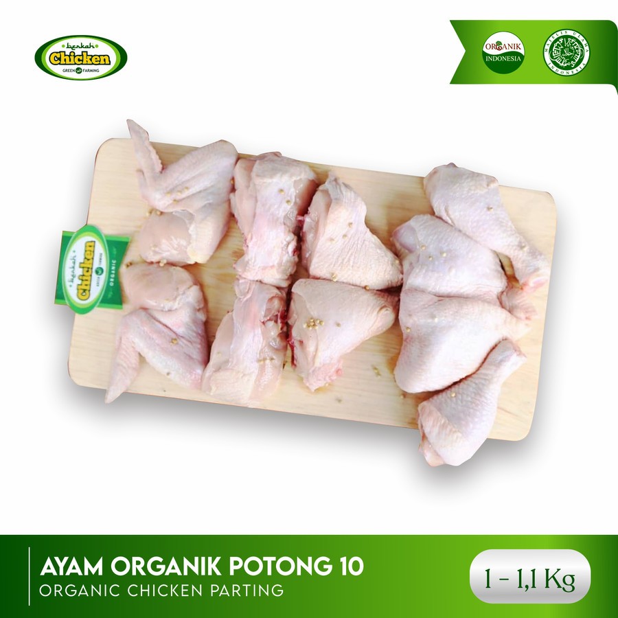 

Ayam Organik Berkah Chicken 900-1000gr - Potong 10