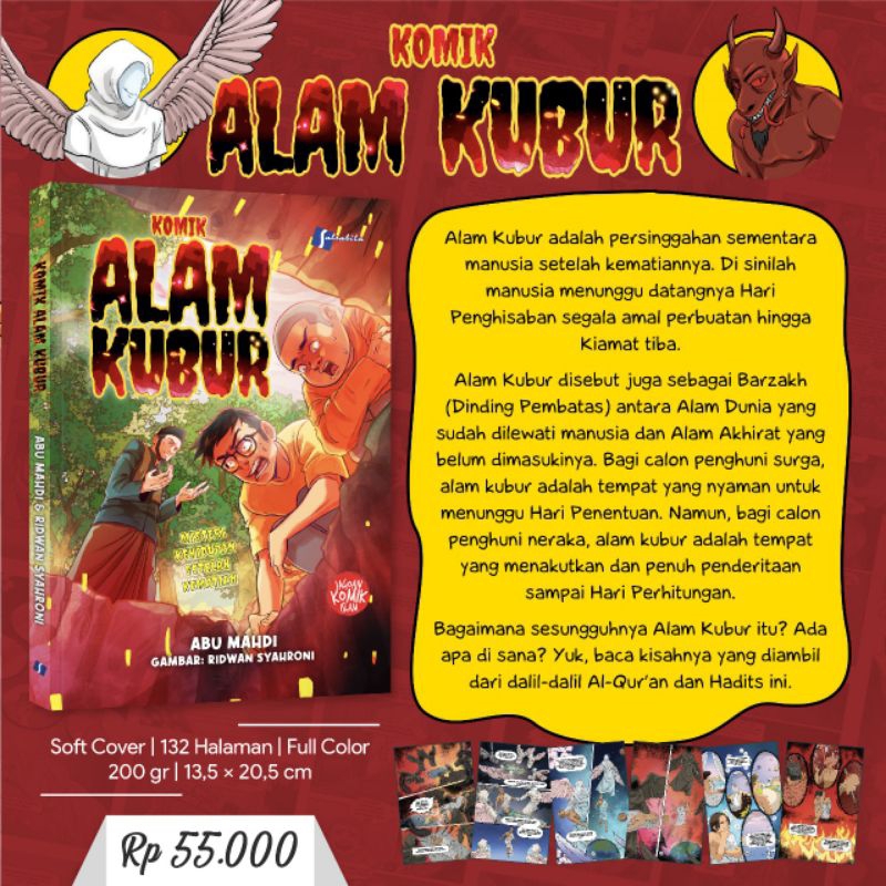 

komik Anak muslim Alam kubur