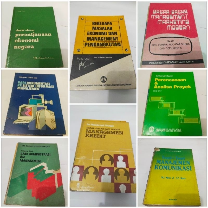 DASAR PERENCANAAN EKONOMI / PERENCANAAN & ANALISA PROYEK/ DASAR MANAGEMENT MARKETING/ BEBERAPA MASAL