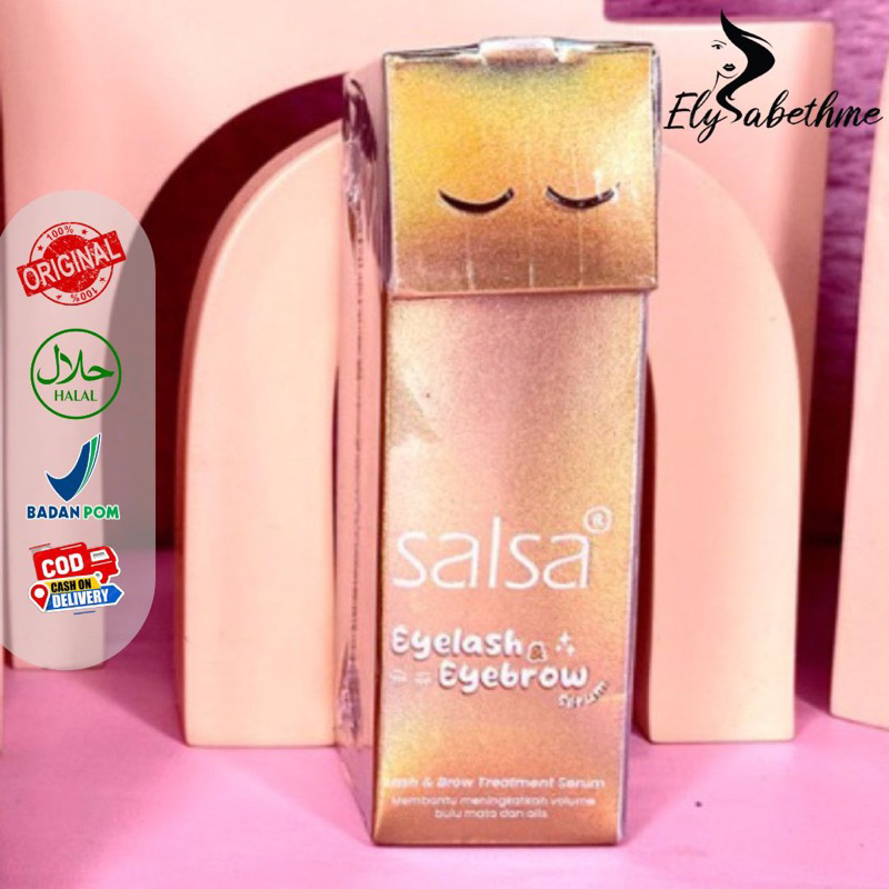 ✿ELYSABETHME✿ Salsa Eyelash Eyebrow Serum pemanjang pelentik bulu mata alami permanen
