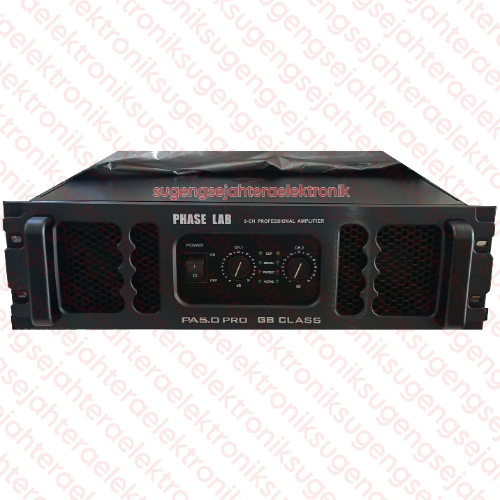 Power Amplifier Phase Lab / Phaselab PA 5.0 / PA5.0 PRO - 2 channel Original (Harga Sudah Termasuk P