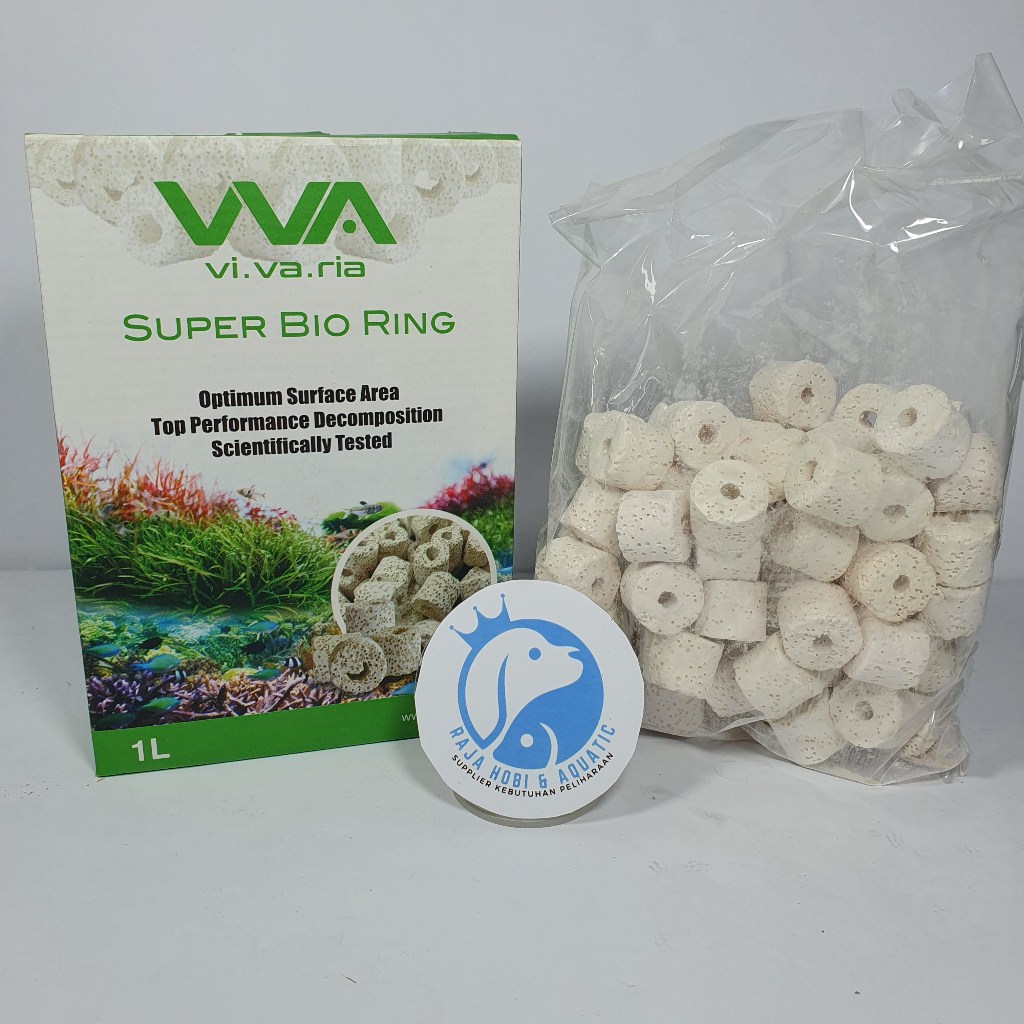 VIVARIA SUPER BIO RING SUPER BIO BALL 1L MEDIA BAKTERI RUMAH BAKTERI AQUARIUM AKUARIUM AQUASCAPE REE