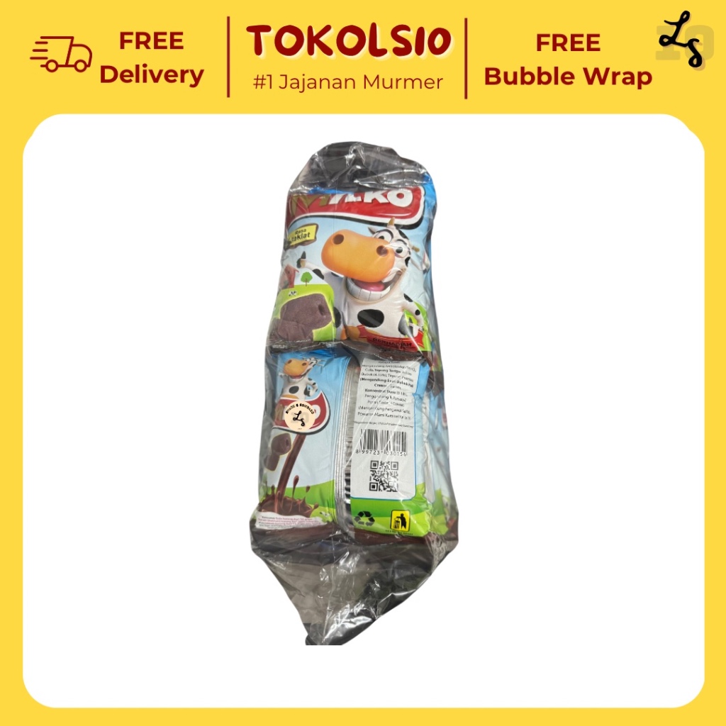 

Milko Mini Stick Cokelat Ciki Berhadiah 1 Pack Isi 10 pcs @30gr