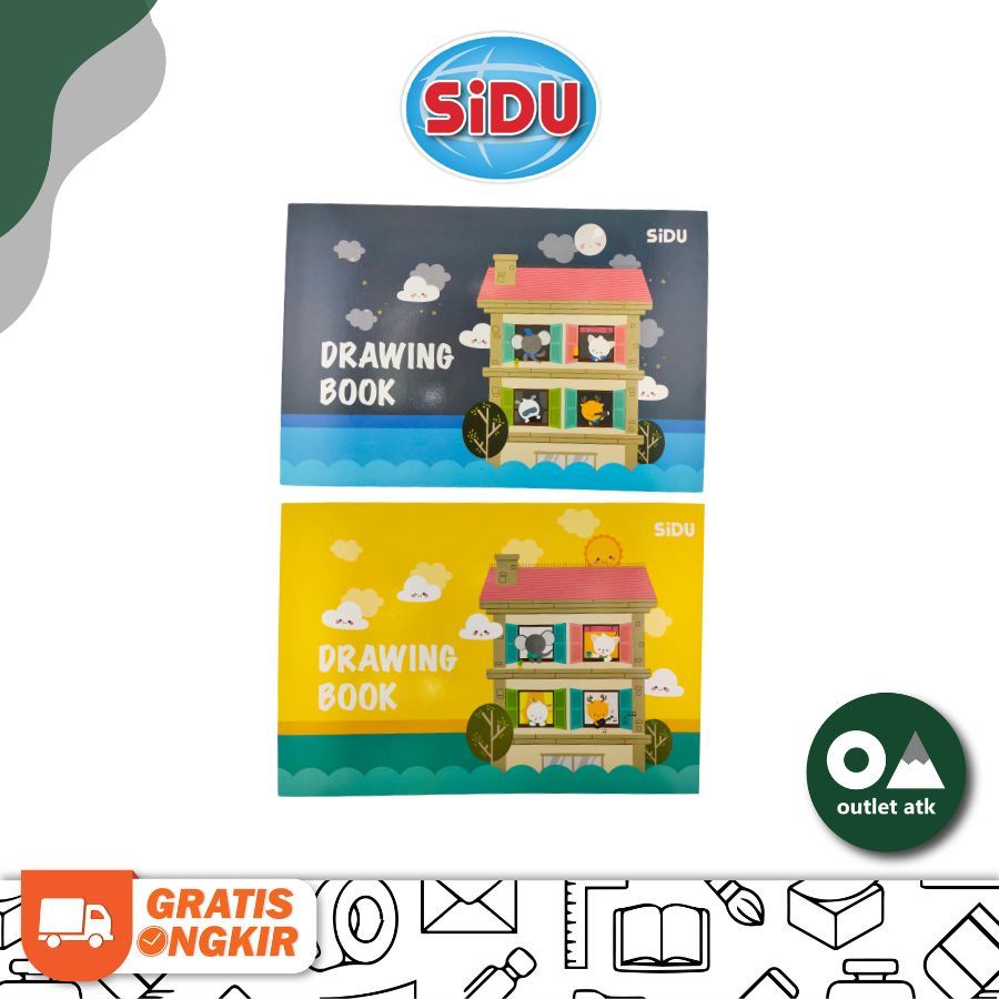 

SIDU Drawing Book A4 isi 5 per Pack - Buku Gambar