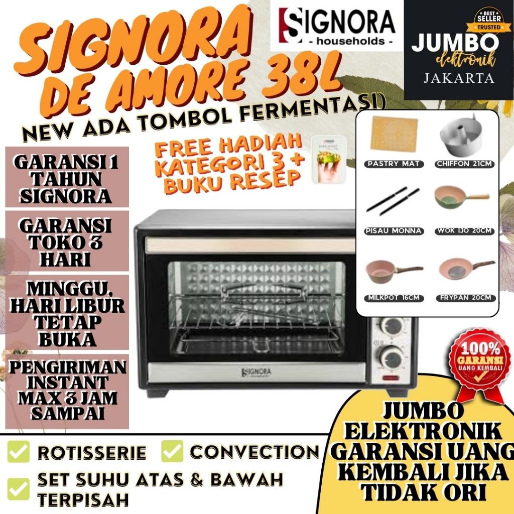 (DAPAT BONUS ) Signora Oven De Amore | Signora De Amore Oven Signora De Amore | Oven De Amore Signor