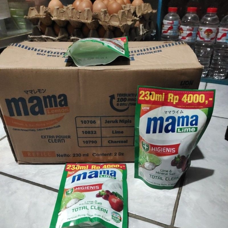 Mama Lemon 230ml eceran 4000 @1 dus