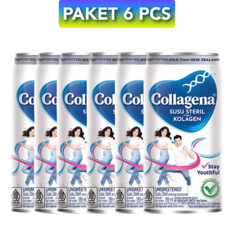 

Collagena Susu Steril Dengan Kolagen 189 ml x 6