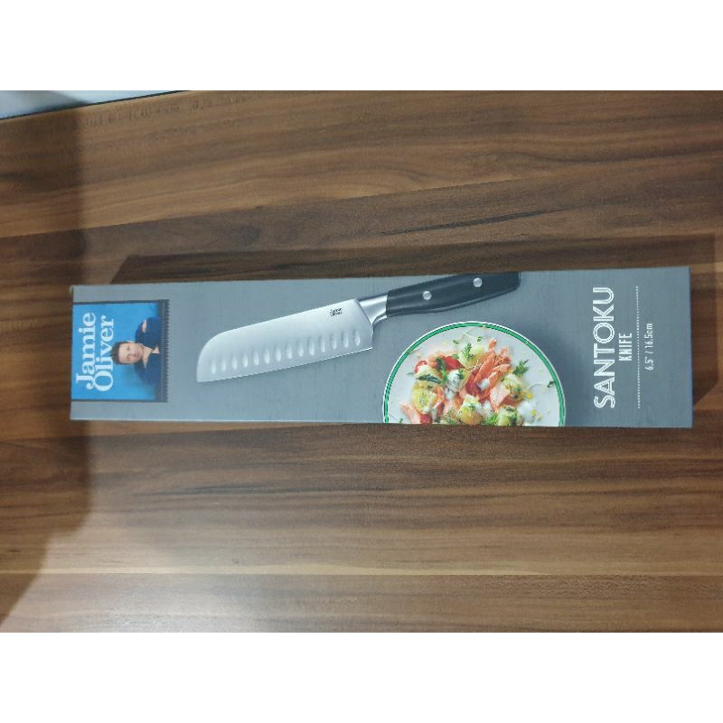Jamie Oliver Santoku Knife Chef All Purpose Kitchen Original Pisau Dapur