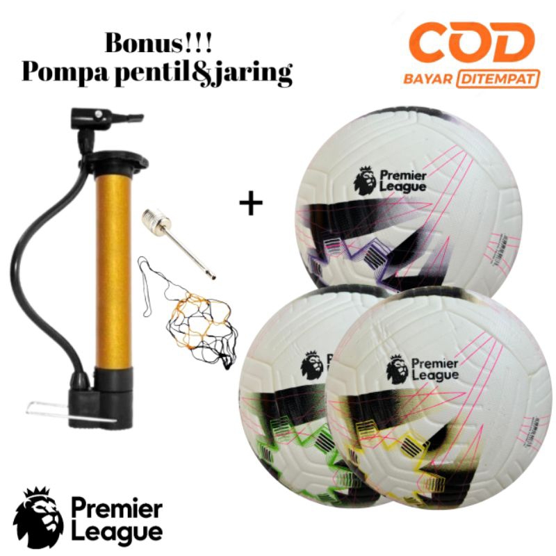 BOLA SEPAK PREMIER LEAGUE ACADEMY 2023-2024 OFFICIAL BALL ORIGINAL/GRATIS POMPA PENTIL&JARING