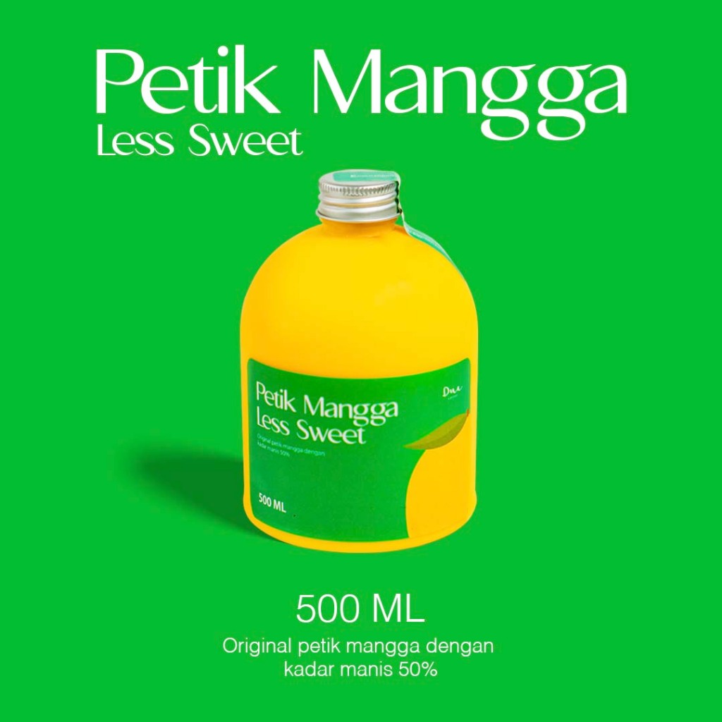 

Petik Mangga Less Sweet Dua Coffee Minuman Botol 500 ml