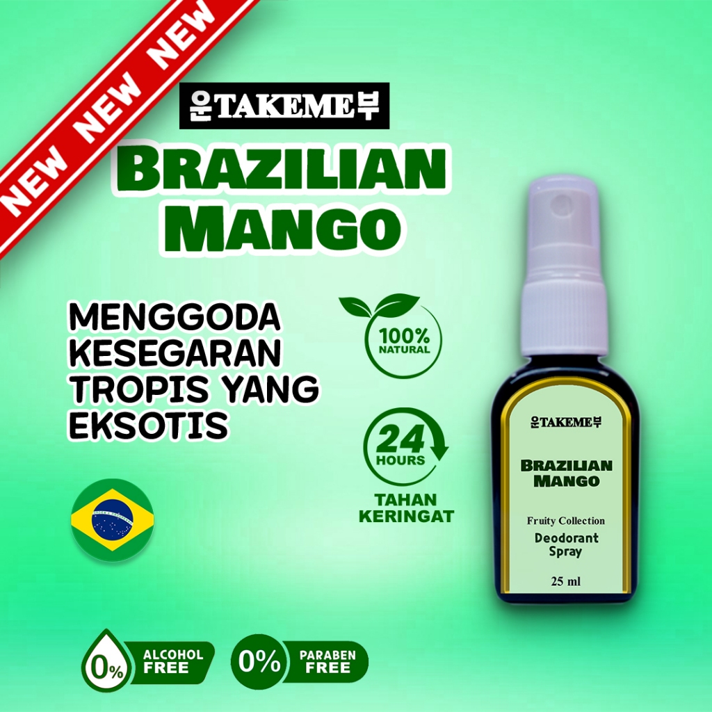 Brazilian Mango - TAKEME Deodorant Spray Tawas 25ML