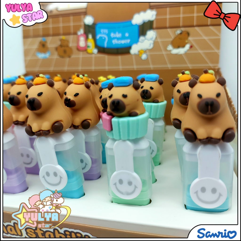 

Stabilo bentuk Capybara lucu / Highlighter Warna warni bentuk capybara