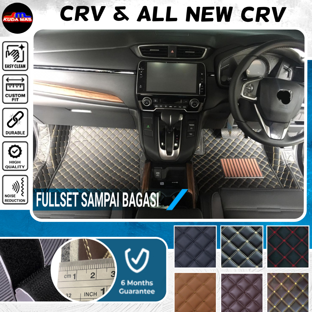 Karpet Mobil CRV Elite 7D Honda CRV 2007 - 2024 Fullset