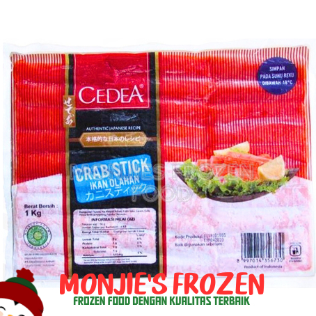 

Cedea CrabStick 1kg - Olahan Ikan Kepiting Stick