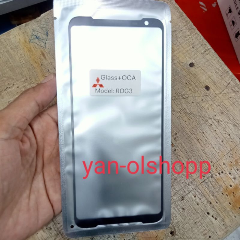 kaca depan lcd Asus ROG 3 glass + Oca ROG3