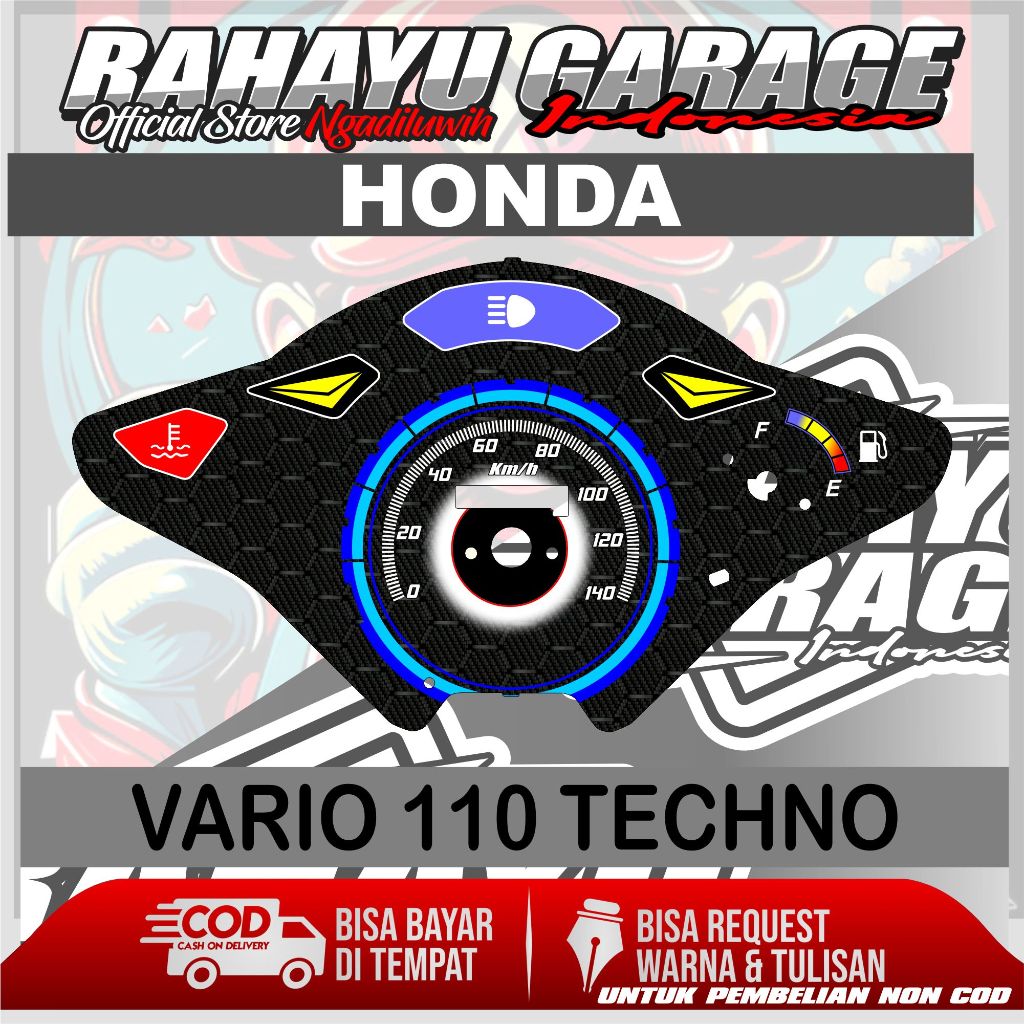 PANEL SPEEDOMETER CUSTOM VARIO 110 TECHNO