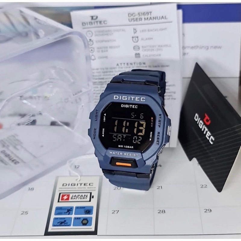 DIGITEC DG 5169 / DG-5169 / DG5169  Watch Jam Tangan ORIGINAL